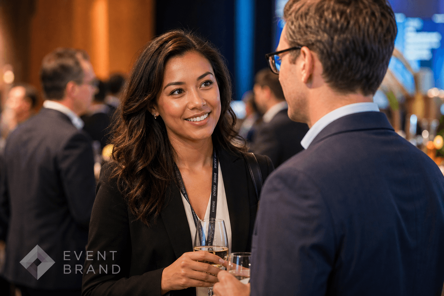 Event photo with brand watermark