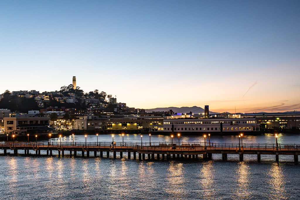 San Francisco waterfront from the SF Belle at All Things Meetings